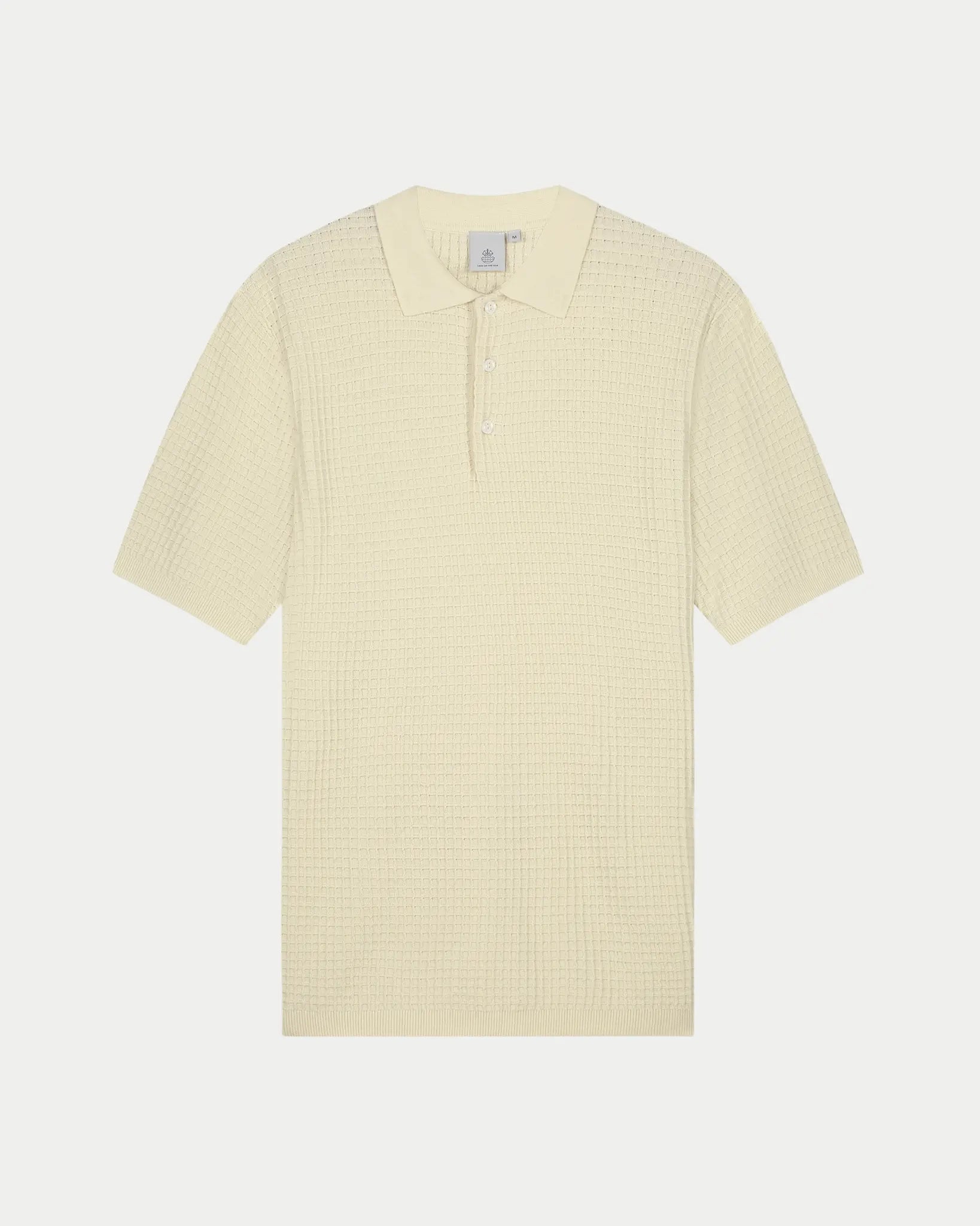 Law Of The Sea Yohei Structure Knitted Polo Vanilla